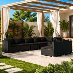 Friendly 8 Piece Outdoor Lounge Set for Your Garden