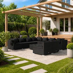 Your Ideal 10-Piece Garden Lounge Set Awaits You