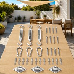 Friendly Sunshade Sail Accessory Set for Your Outdoors