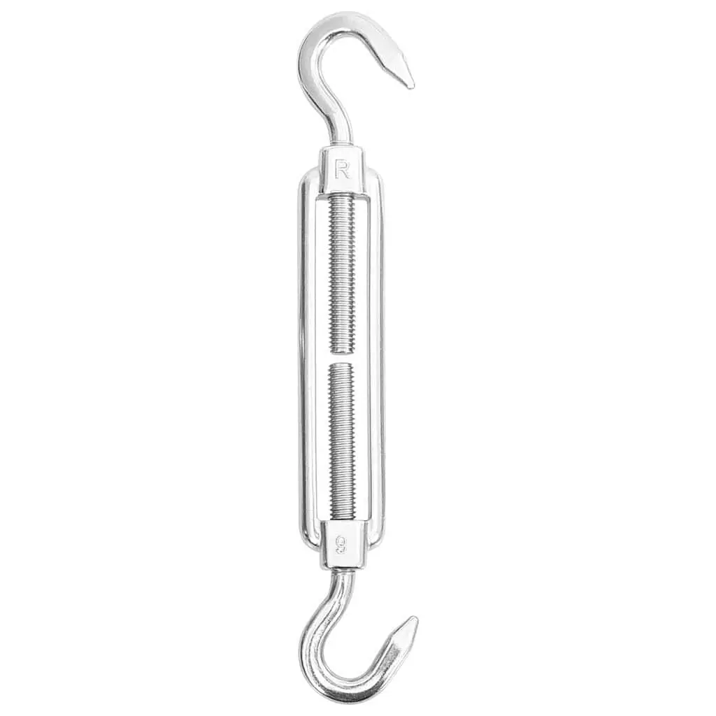 Sunshade Sail Accessory Set Stainless Steel Fittings 8 Piece