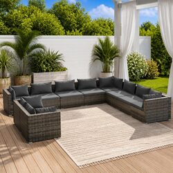 Your New 10-Piece Outdoor Lounge Set Awaits!