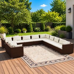 Your New Outdoor Haven: 11-Piece Lounge Set Awaits