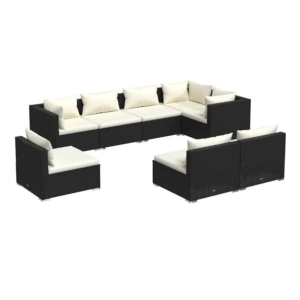 8 Piece Lounge Set for Outdoor Relaxation