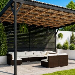 Your Perfect Outdoor 9-Piece Lounge Set Awaits