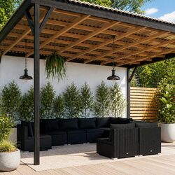 Friendly 9 Piece Outdoor Lounge Set for You