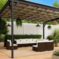 Your New 9 Piece Garden Lounge Set Awaits You