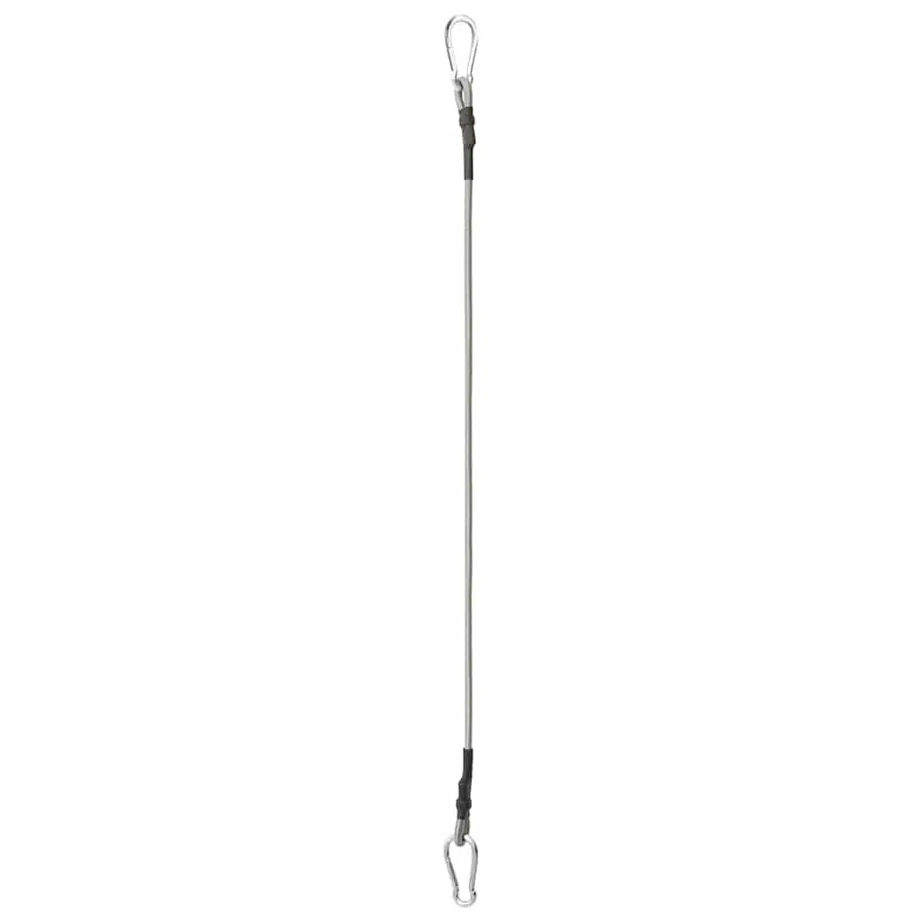 Ropes with Carabiner Weather-resistant 4 Piece Set for Tensioning Tarpaulins Awnings Outdoor Accessory