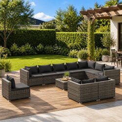 Your Perfect 11-Piece Garden Lounge Set Awaits