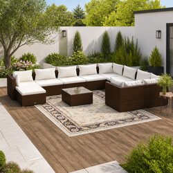 Your Ideal 11 Piece Outdoor Lounge Set Awaits