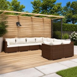 Friendly 8 Piece Garden Lounge Set with Cushions