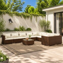 Your New Outdoor 10-Piece Lounge Set Awaits