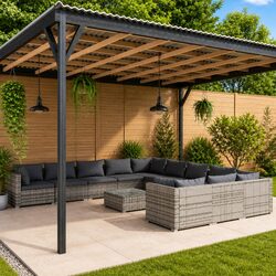 Your New 12-Piece Garden Lounge Set Awaits