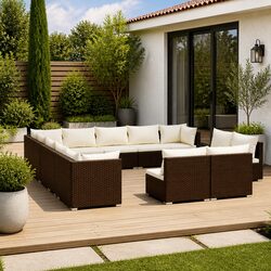 Friendly 13 Piece Lounge Set for Your Outdoor Needs