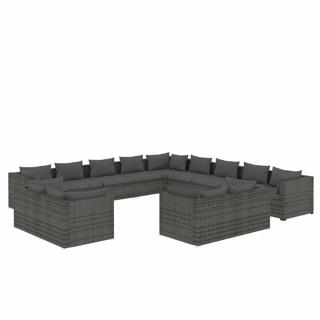 13-Piece Garden Lounge Set with Cushions
