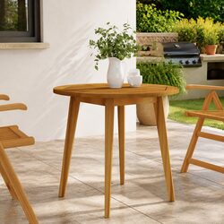 Enjoy Your Outdoors with a 85cm Acacia Garden Table