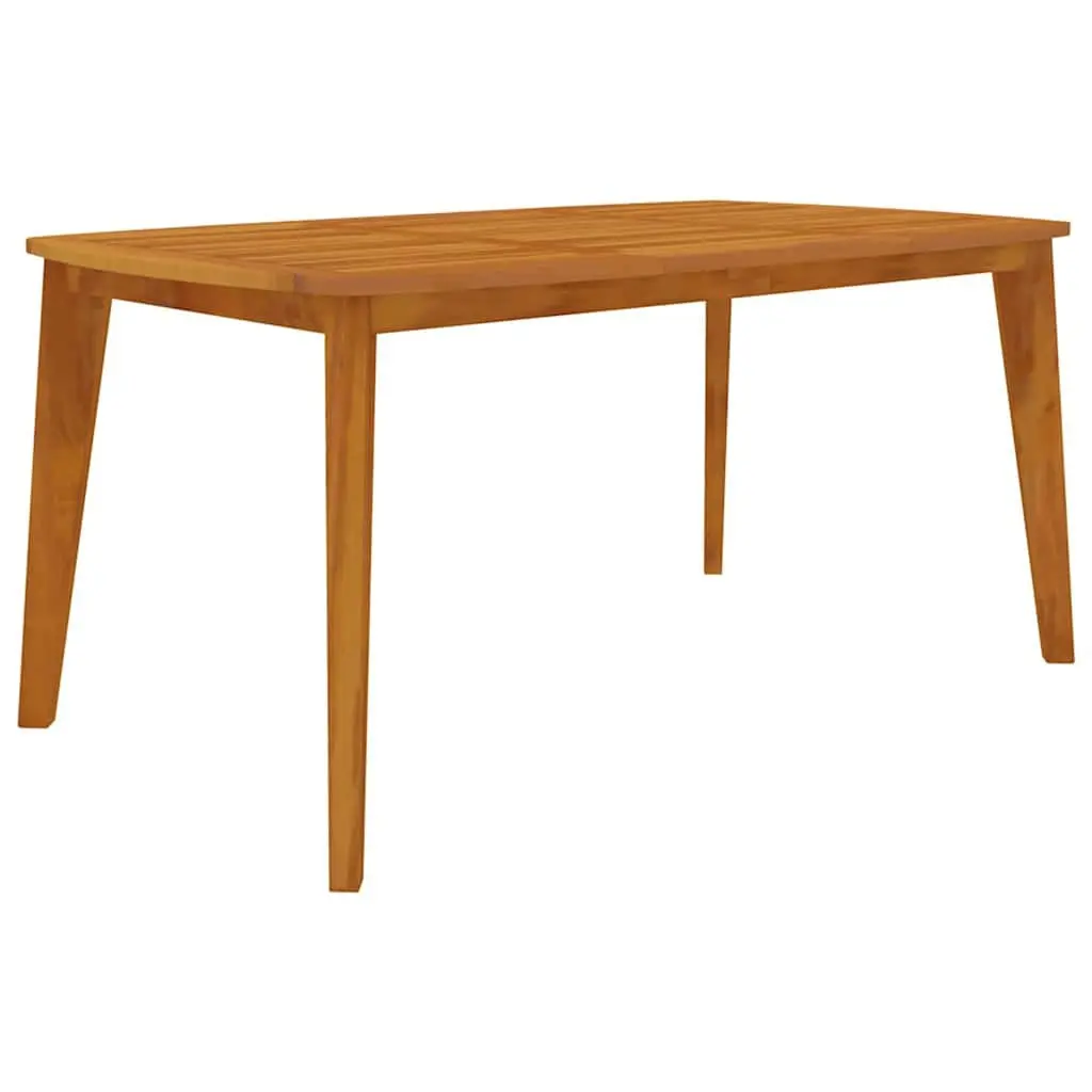 Outdoor Dining Table in Solid Acacia Wood