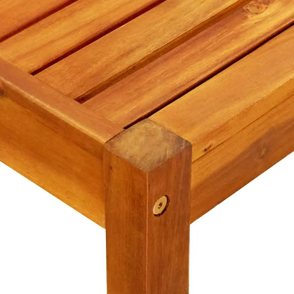 Garden Table in Solid Acacia Wood