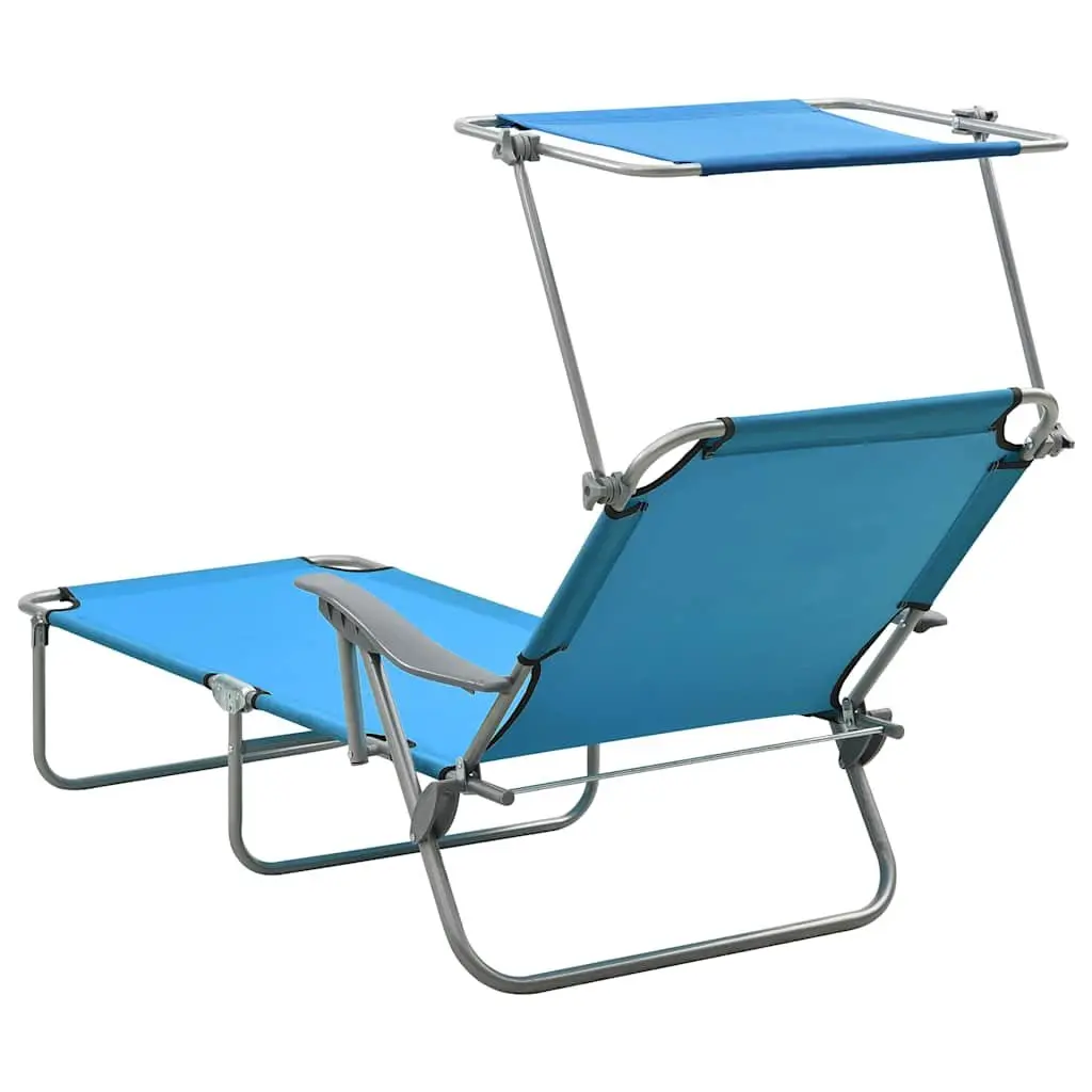 Sun Lounger with Canopy