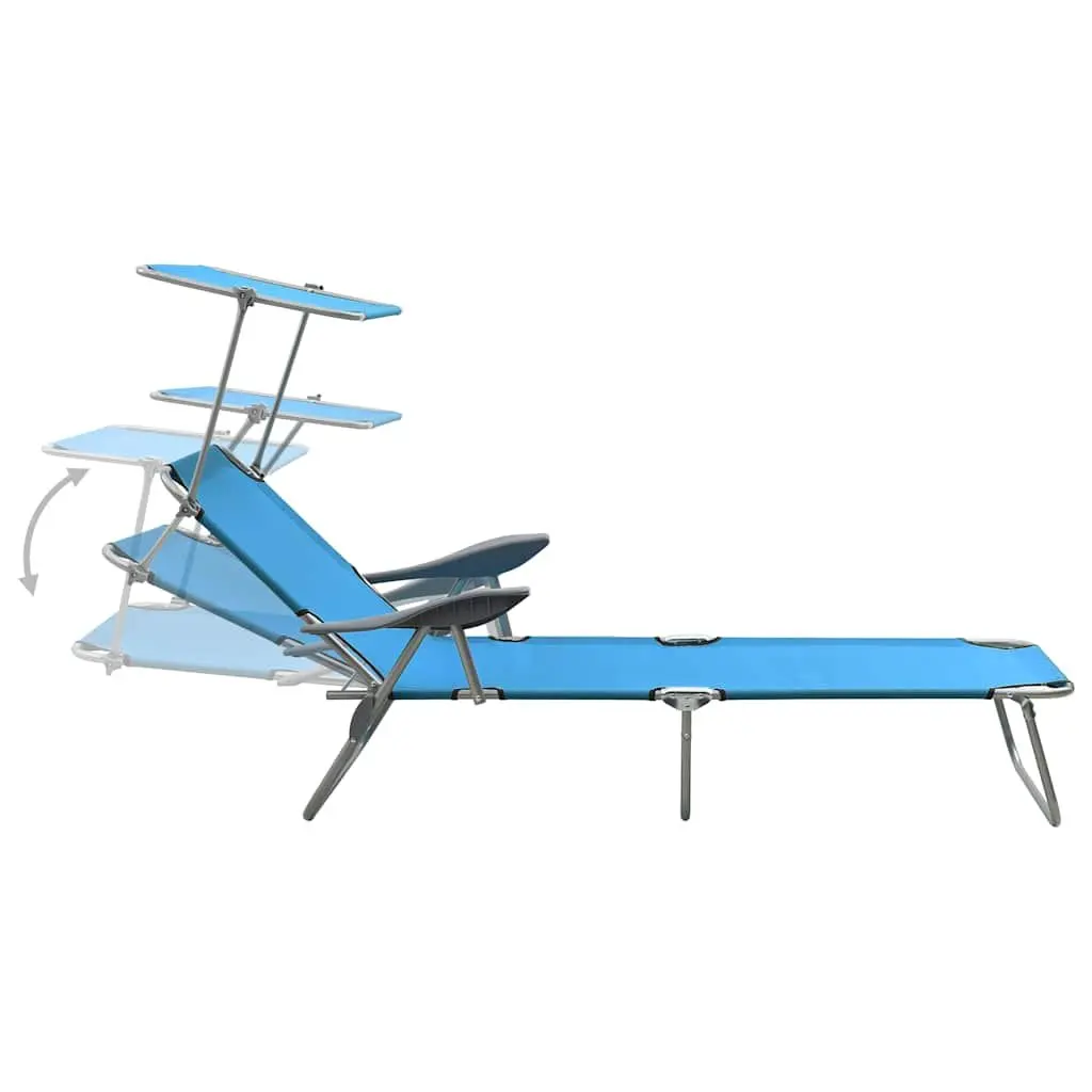 Sun Lounger with Canopy