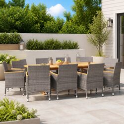 Join Friends Around the 11-Piece Garden Dining Set