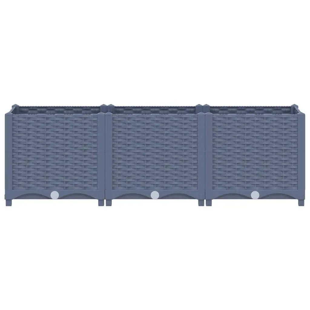 Raised Garden Bed Planter Box Sturdy Construction 120x40x38 cm
