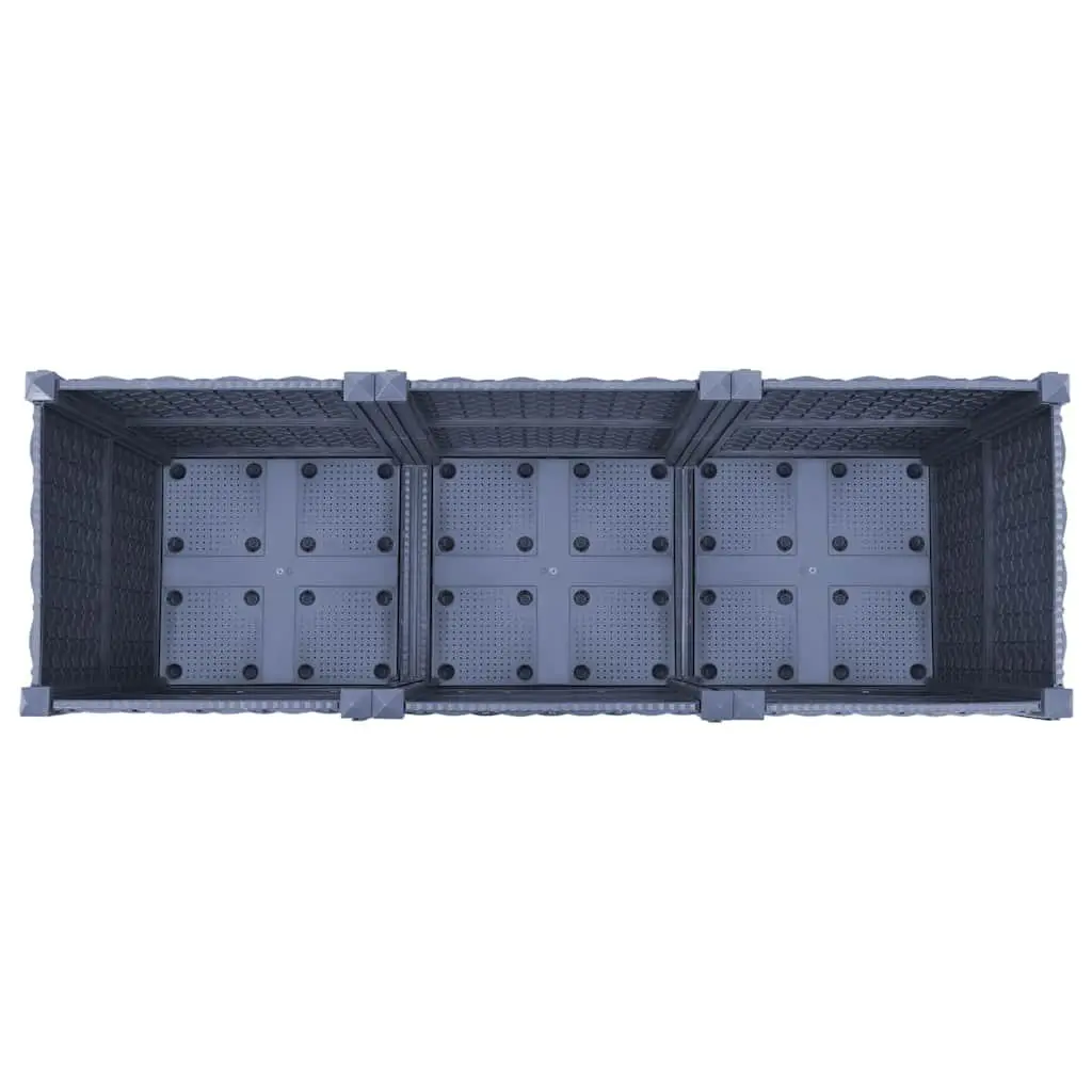 Raised Garden Bed Planter Box Sturdy Construction 120x40x38 cm