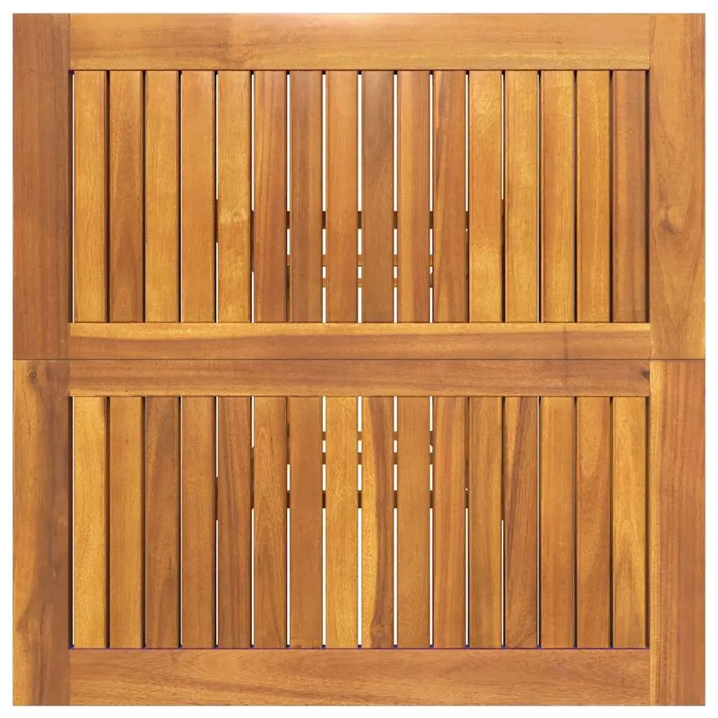 Outdoor Bar Set 3 Piece Brown Solid Acacia Wood Patio Garden Furniture Foldable