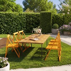 You’ll Love These 6 Folding Acacia Wood Chairs