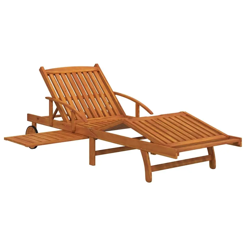 Sun Lounger Set with Folding Table