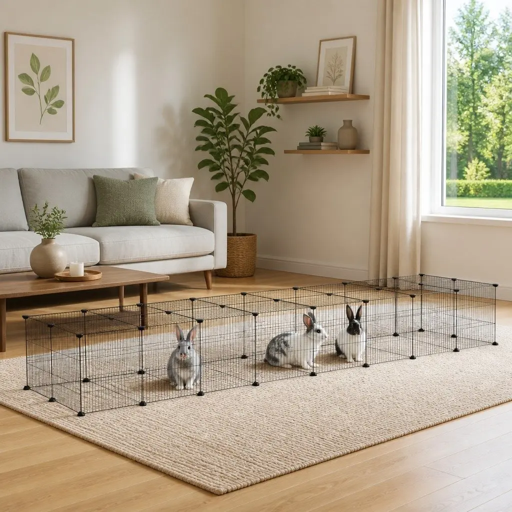 36-Panel Pet Cage with Door