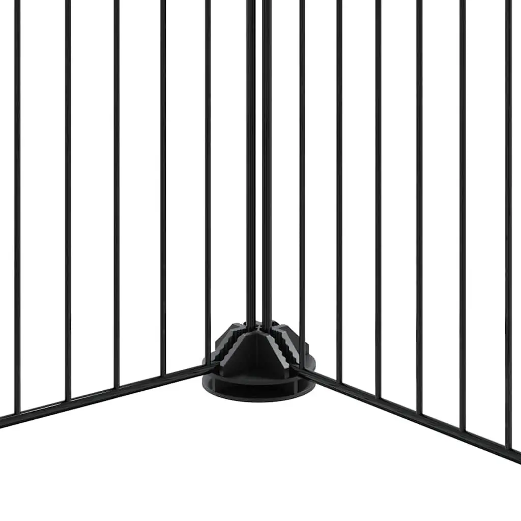 Pet Cage DIY Modular Enclosure 175x105x70 cm Black 44 Panel