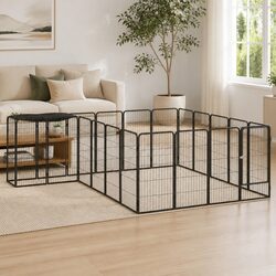 Your Pet's Playtime Companion: 22-Panel Dog Playpen