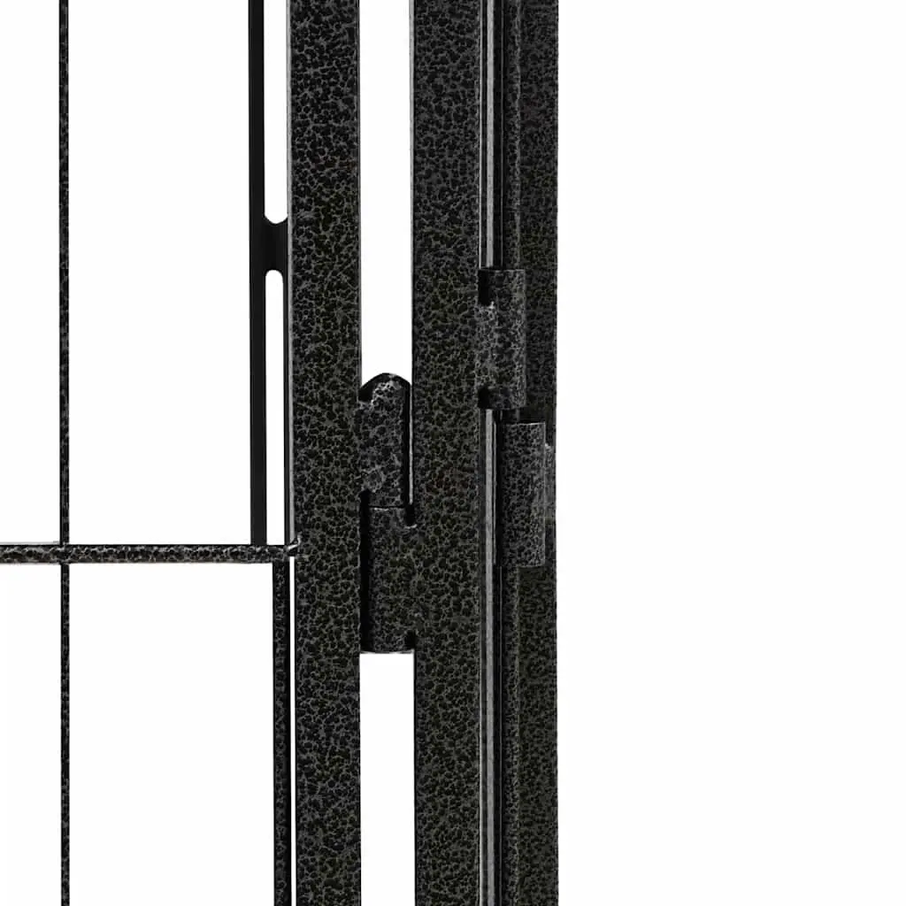 Dog Playpen Heavy-Duty 28-Panel Outdoor Indoor Exercise Pen Black