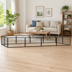 Create a Safe Space with a 12-Panel Dog Playpen