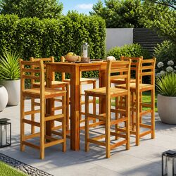 Your Outdoor Oasis Awaits with This 7 Piece Bar Set
