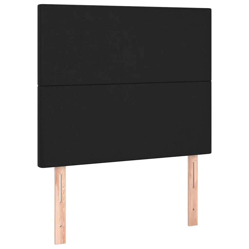 Headboard Black Faux Leather Adjustable Height Bedroom Furniture Support 100cm