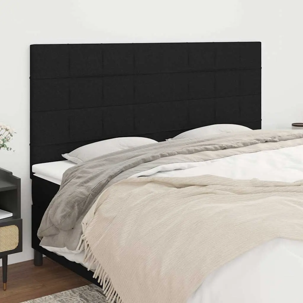 Black Fabric Headboard