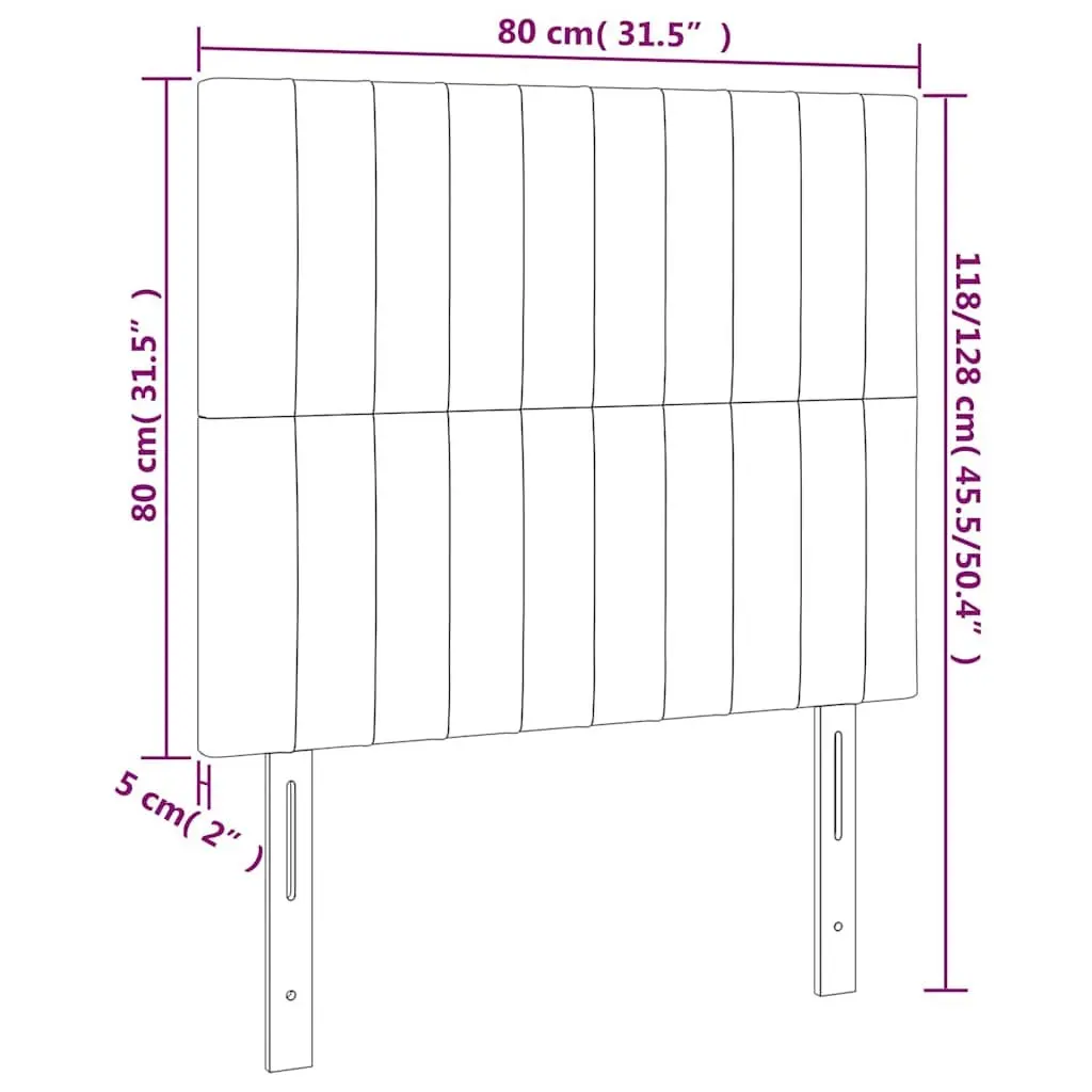 Headboard Grey Fabric Adjustable Height Bedroom Bed Head Support Wooden Legs