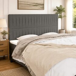 Upgrade Your Space with This Dark Grey Headboard