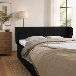 Your Perfect 147 cm Black Faux Leather Headboard Awaits