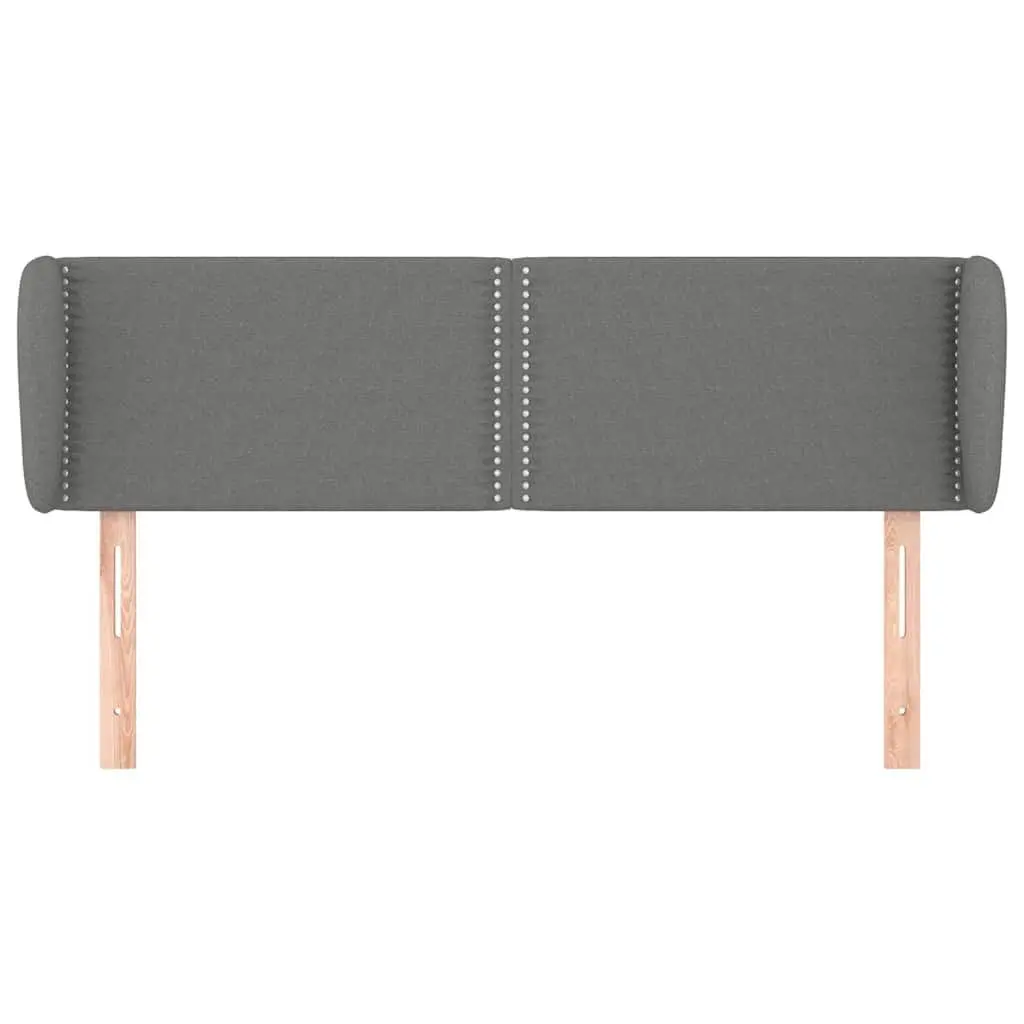 Dark Grey Fabric Headboard
