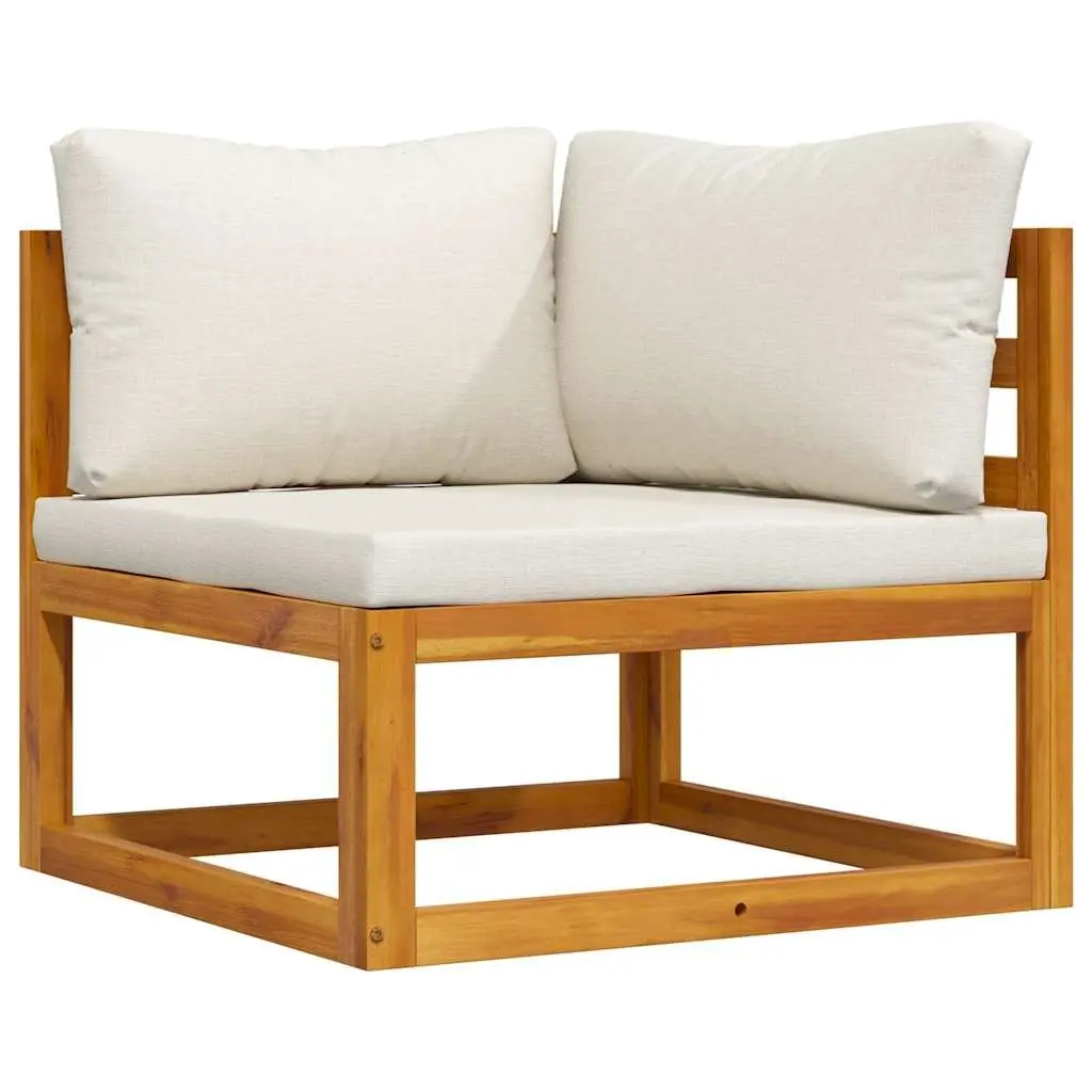 Outdoor Sectional Sofa Corner Set 2-Piece Padded Cushions