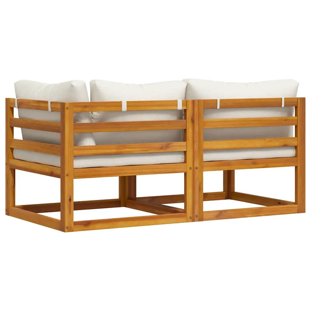 Outdoor Sectional Sofa Set 2 Piece Corner Middle Modular Garden Lounge Seating