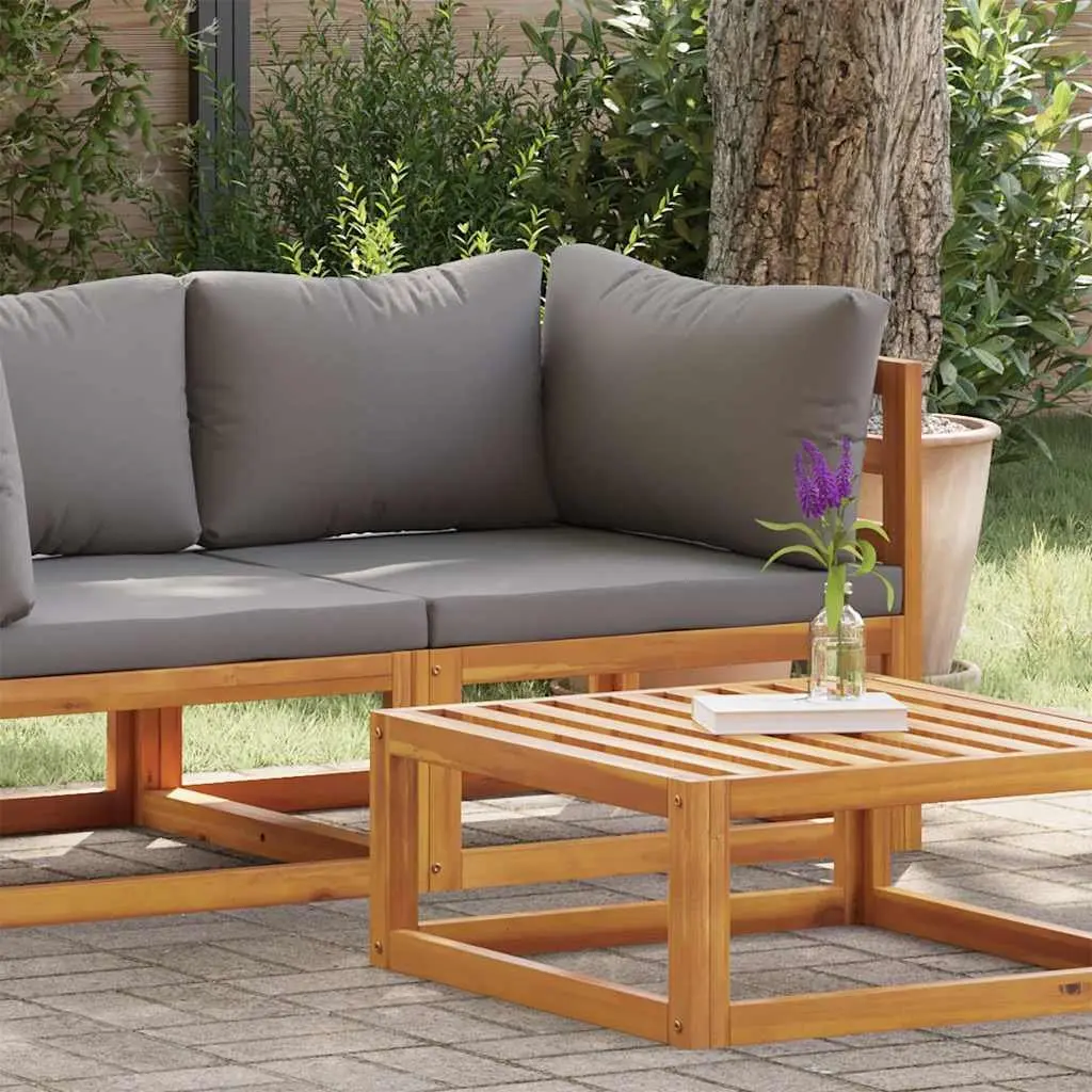 Outdoor Sectional Corner Sofa Dark Grey Cushion Garden Patio Seating Unit