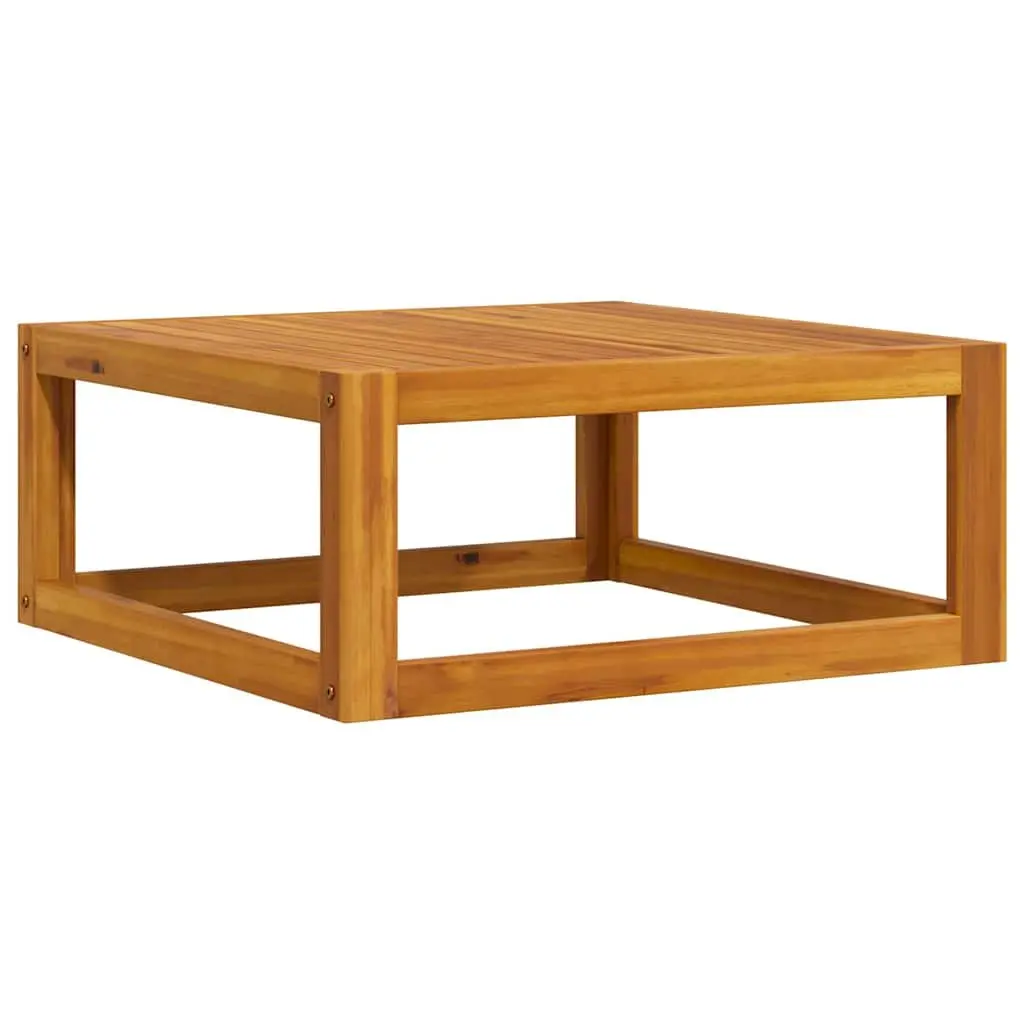 Outdoor Coffee Table 68x68x29 cm Brown Wooden Patio Garden Furniture Slatted