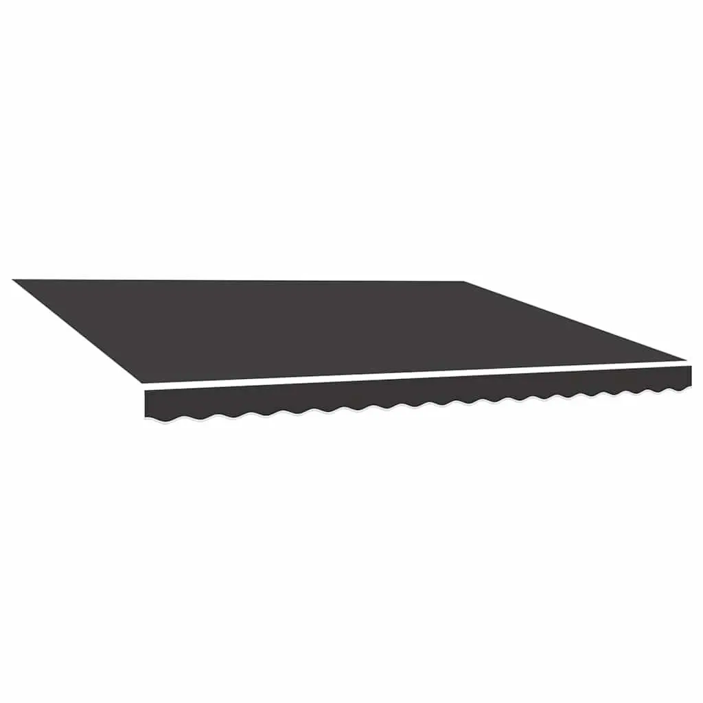 Awning Replacement Fabric Anthracite UV-resistant Polyester 5x3.5m