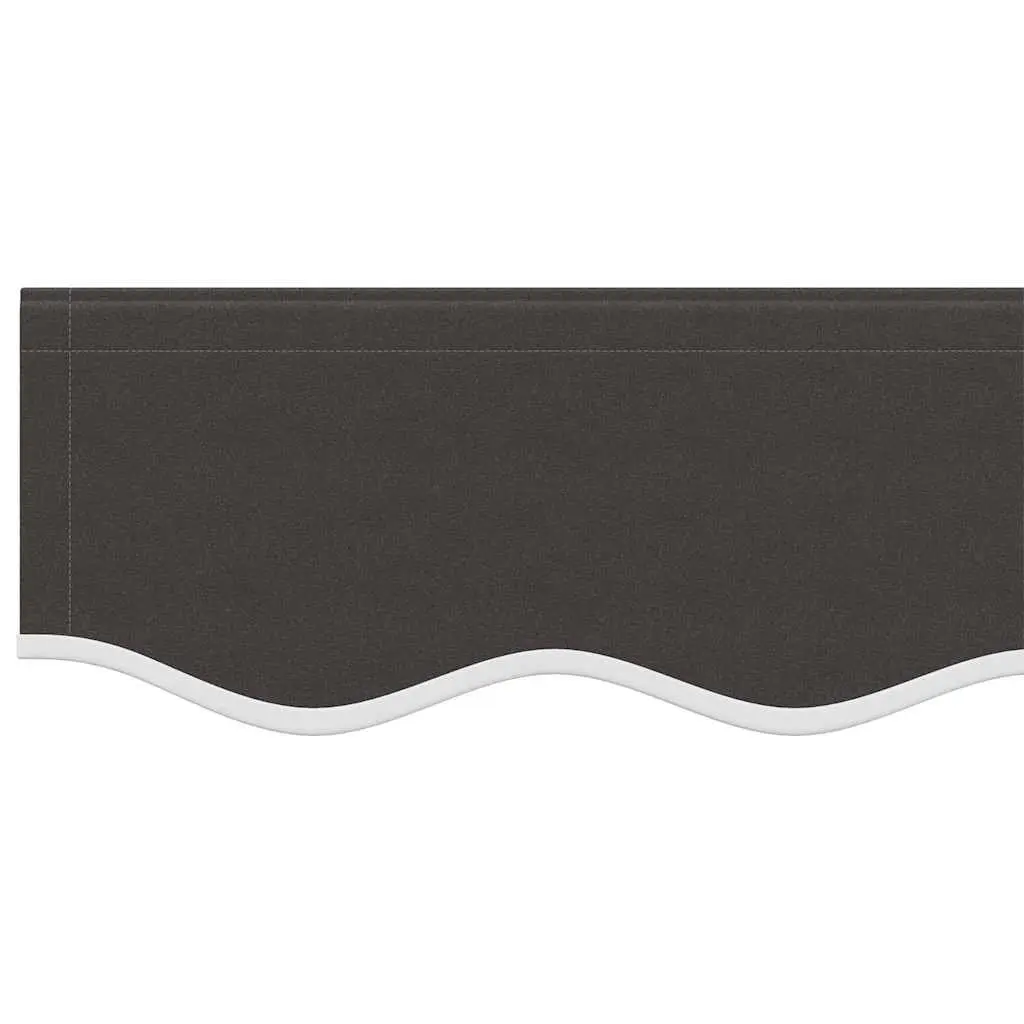 Awning Replacement Fabric Anthracite UV-resistant Polyester 5x3.5m