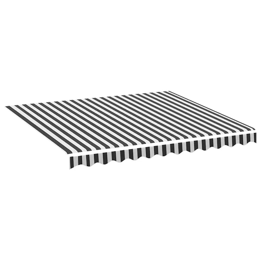 Awning Replacement Fabric UV-resistant Anthracite Polyester 3x2.5m