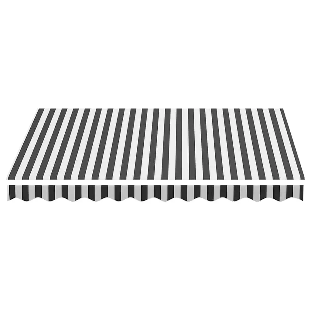 Awning Replacement Fabric UV-resistant Anthracite Polyester 3x2.5m
