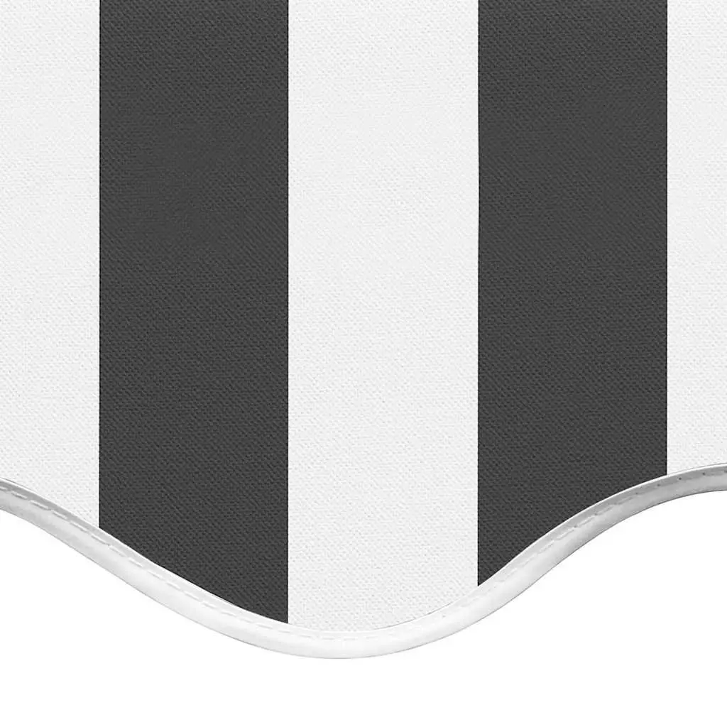 Awning Replacement Fabric Anthracite White 4x3m